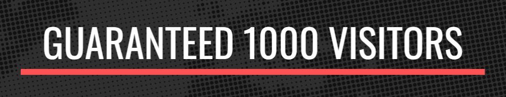 Guaranteed 1000+ Visitors