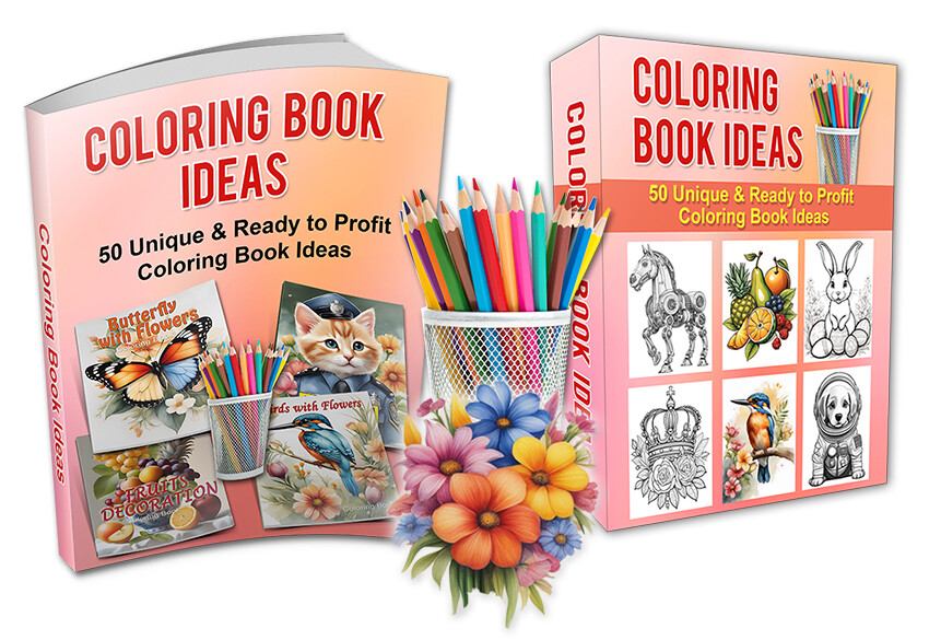 Coloring Book Ideas MRR-PLR