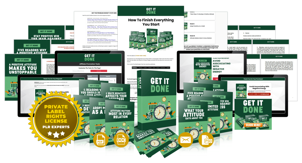 (PLR) Get It Done