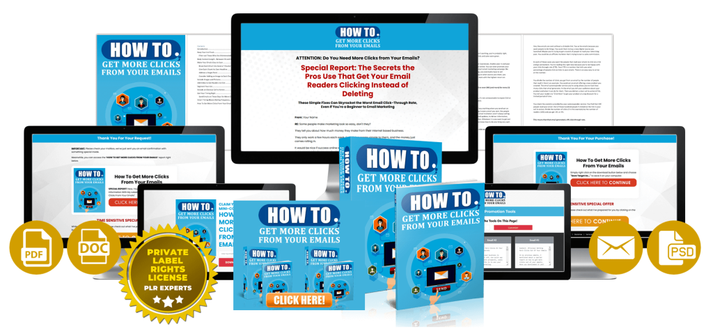 (PLR) How To Get More Clicks From Your Emails