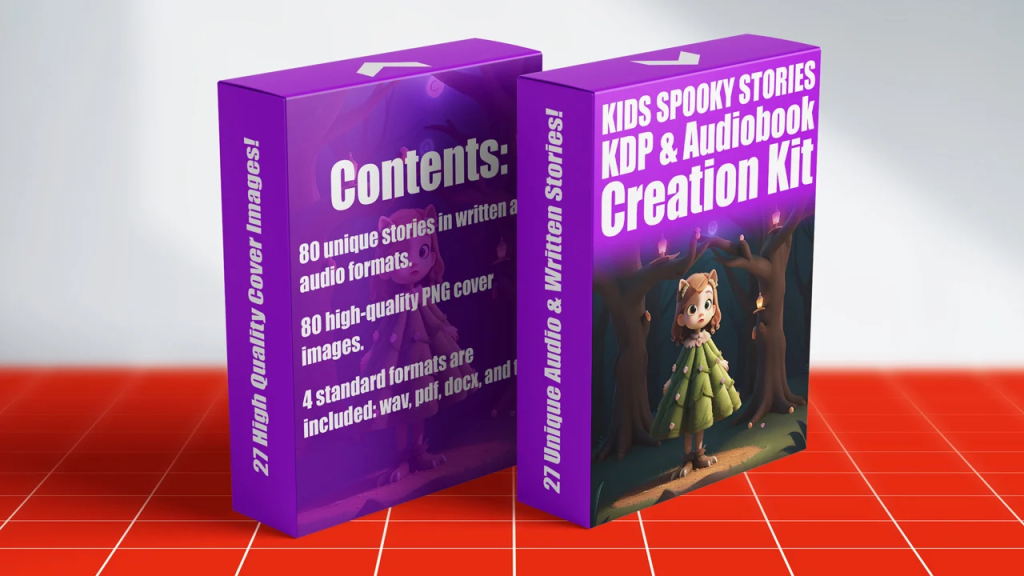 PLR Kids Spooky Stories KDP and Audiobook Creation Kit
