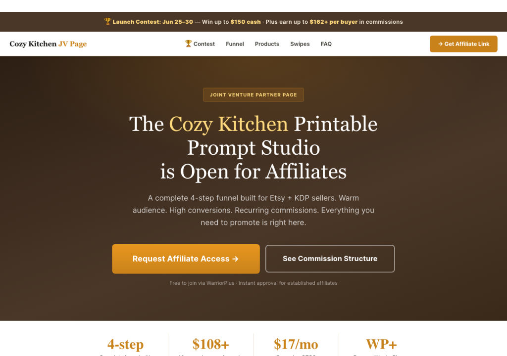 Cozy Kitchen Printable Prompt Studio product thumbnail