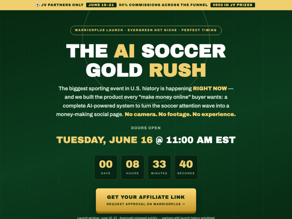The AI Soccer Goldrush product thumbnail