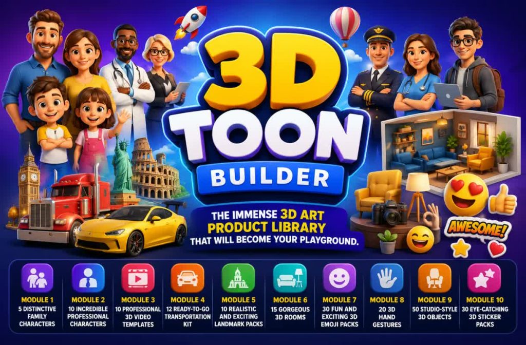3D Toon Builder product thumbnail