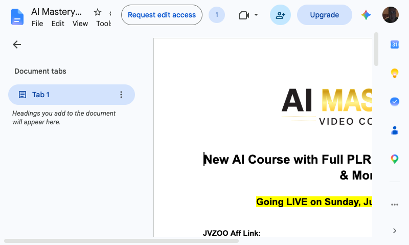AI Mastery Video Course PLR product thumbnail