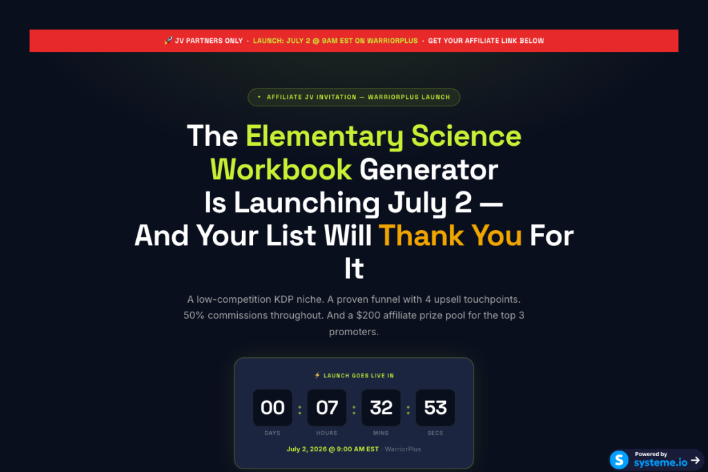 Elementary Science Workbook Generator product thumbnail