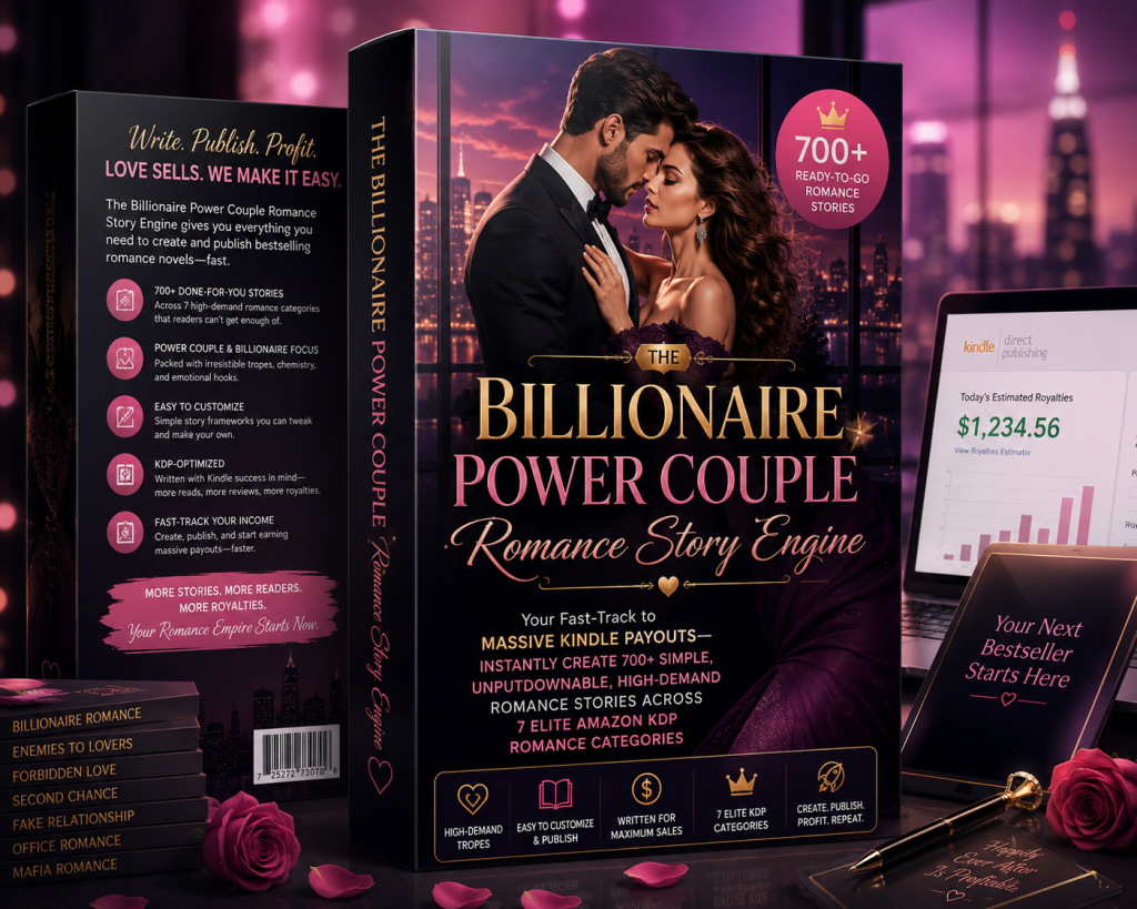 [PLR] The Billionaire Power Couple Romance Story Engine product thumbnail