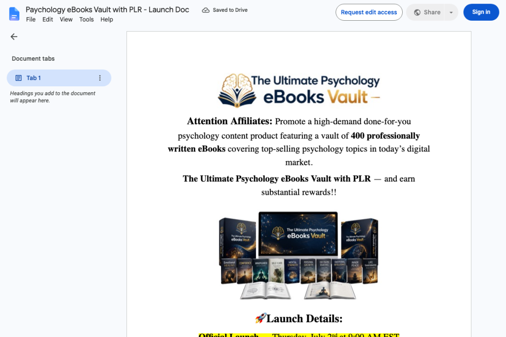 [PLR] The Ultimate Psychology eBooks Vault product thumbnail