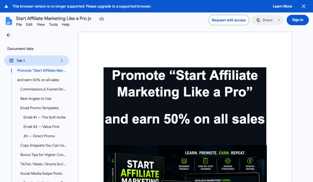 Start Affiliate Marketing like a Pro product thumbnail