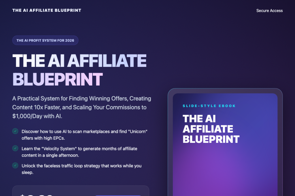 The AI Affiliate Blueprint product thumbnail