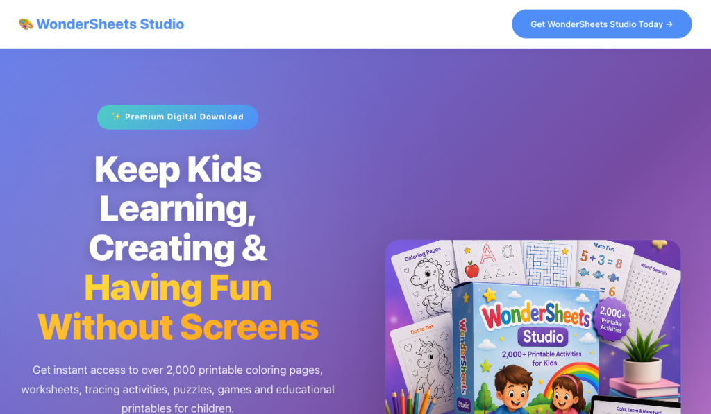 WonderSheets Studio product thumbnail