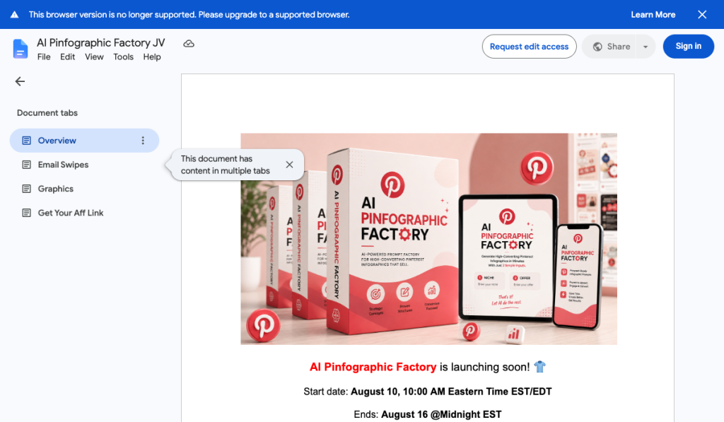 AI Pinfographic Factory product thumbnail