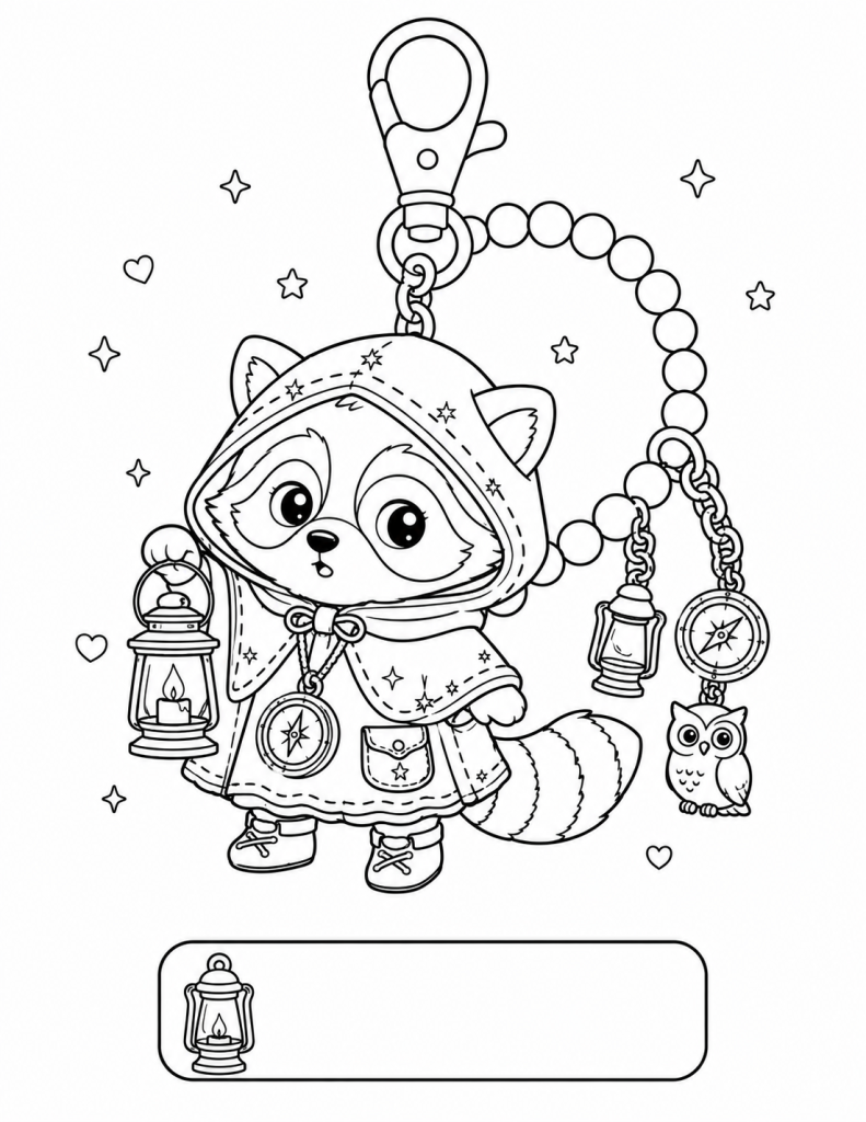 Cozy Collectible Charms Coloring Pack (PLR) product thumbnail