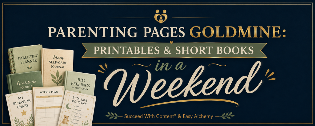 Parenting Pages Goldmine: Printables & Short Books in a Weekend product thumbnail