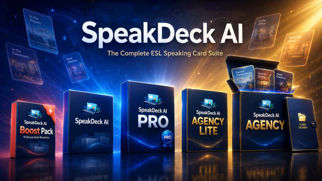 SpeakDeck AI: Sellable ESL Speaking Decks product thumbnail