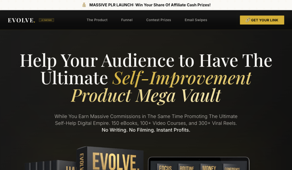 The Evolve™ | Self-Help Mega Vault product thumbnail