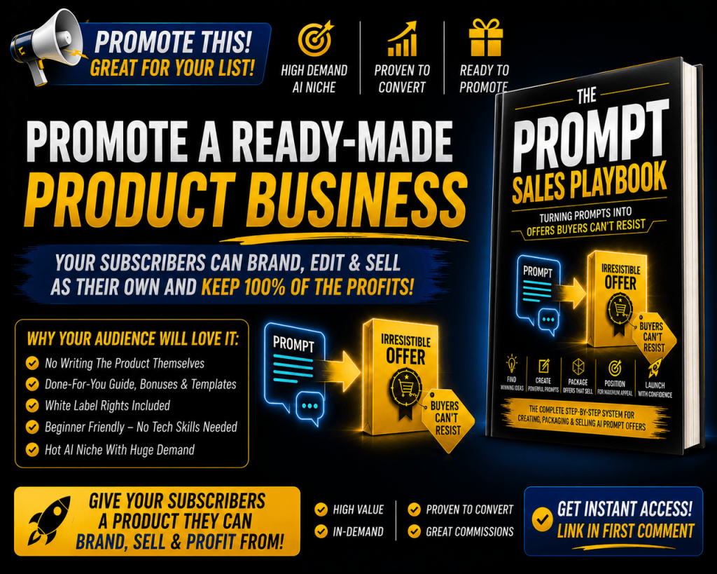 The Prompt Sale Playbook product thumbnail