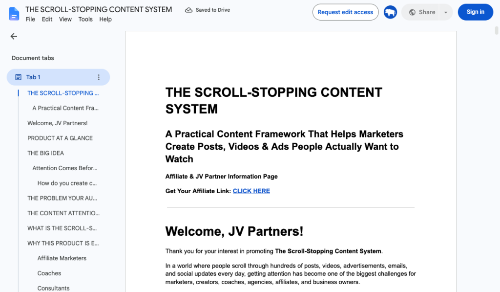 THE SCROLL-STOPPING CONTENT SYSTEM product thumbnail