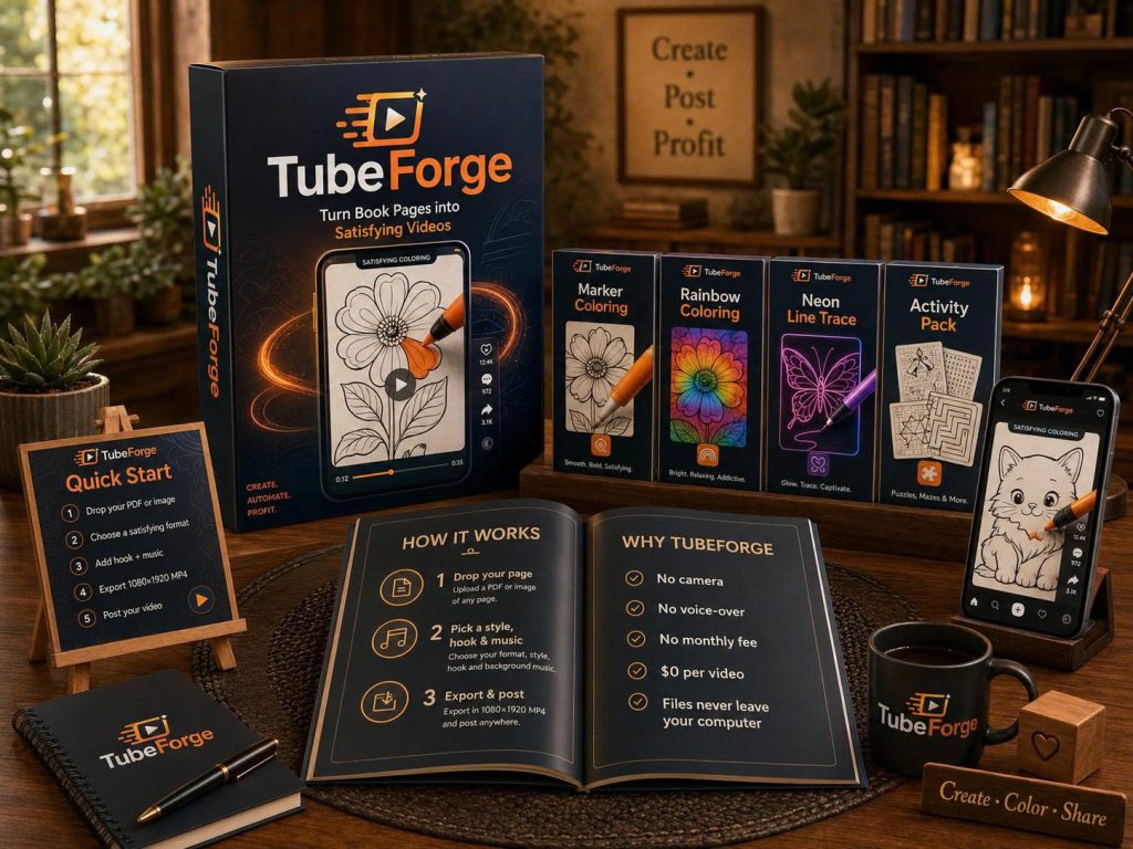 TubeForge - Turn KDP Pages Into Scroll-Stopping Videos product thumbnail