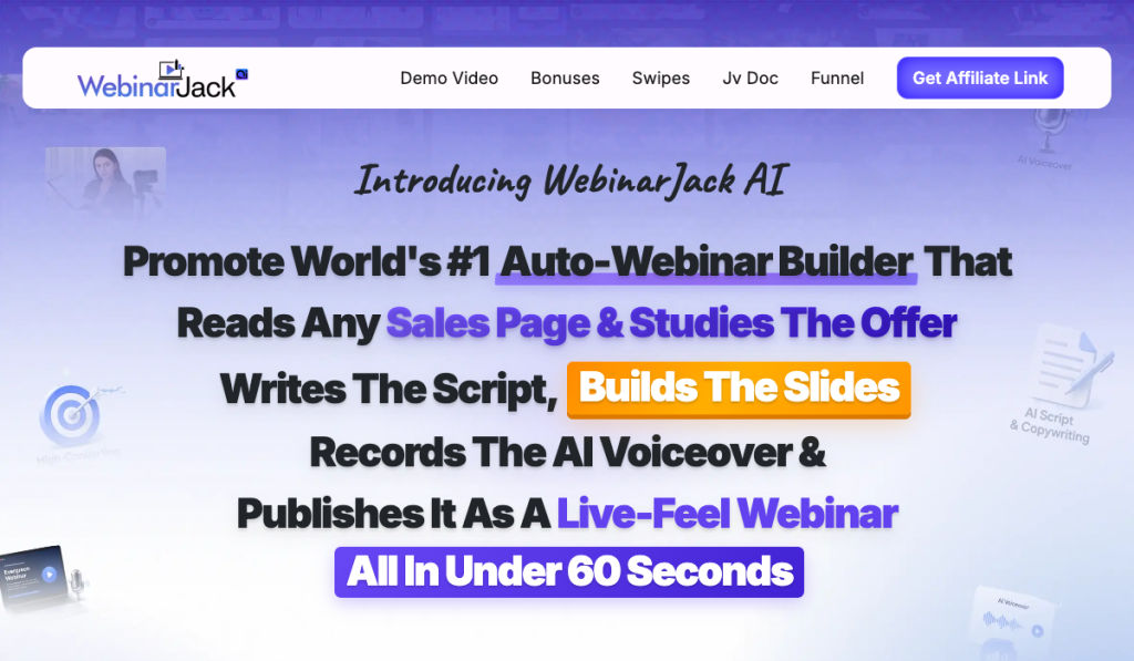 Webinar Jack AI product thumbnail
